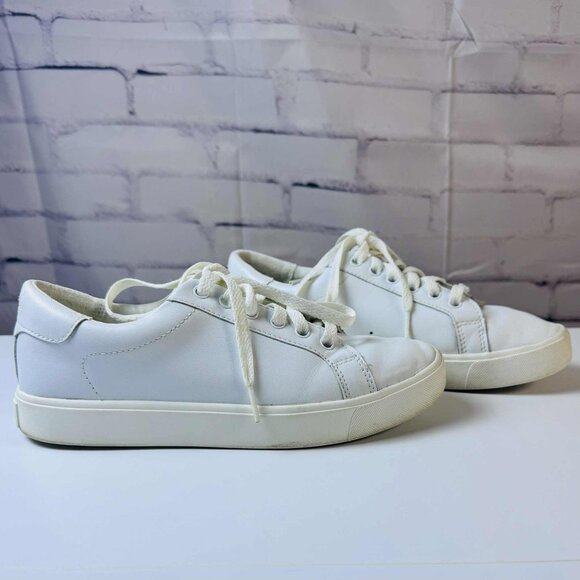 Sam Edelman Ethyl Leather Sneakers Women's Size 7 - Picture 2 of 13